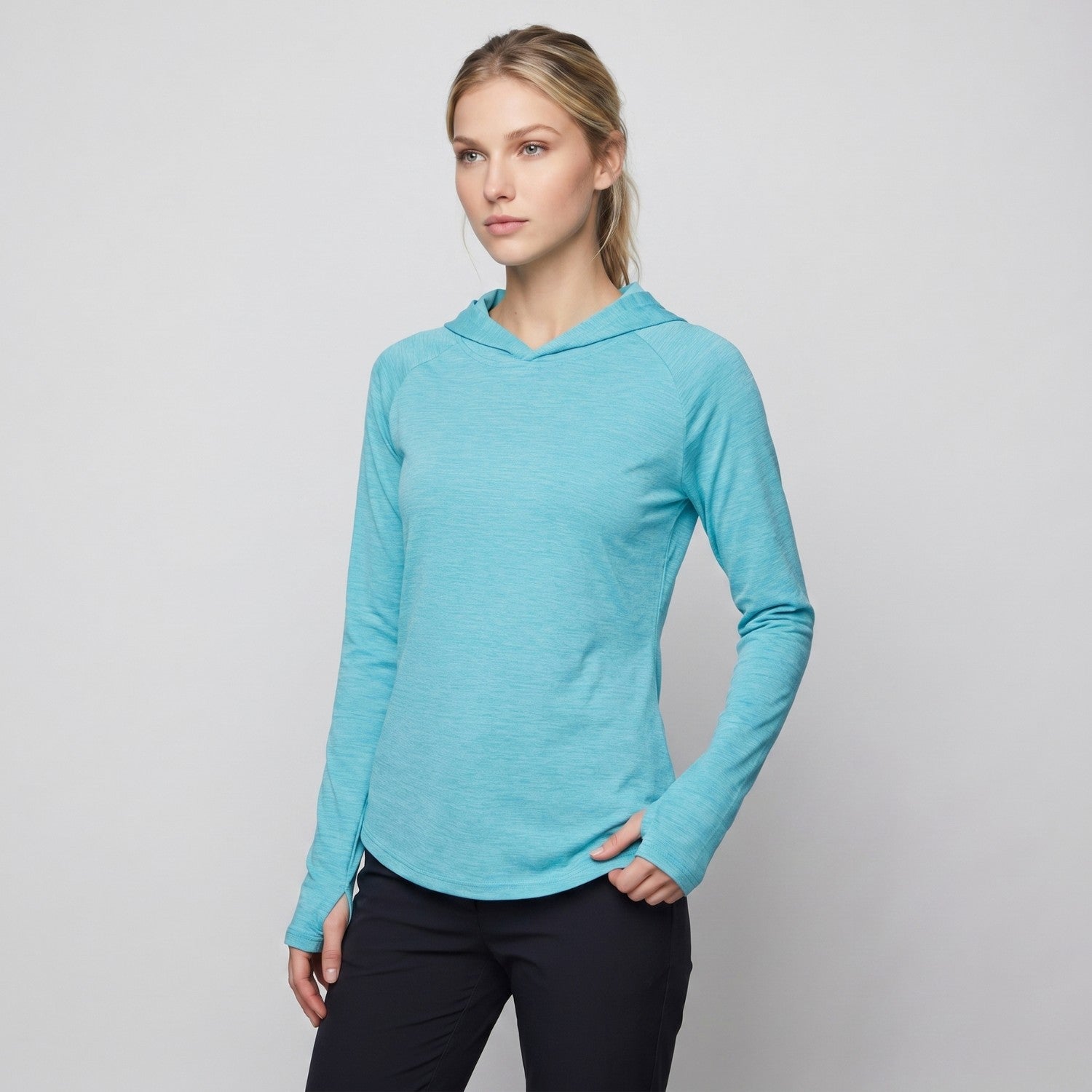 Women’s UPF 50+ Sun Hoodie – Midweight Hooded UV Protection Top