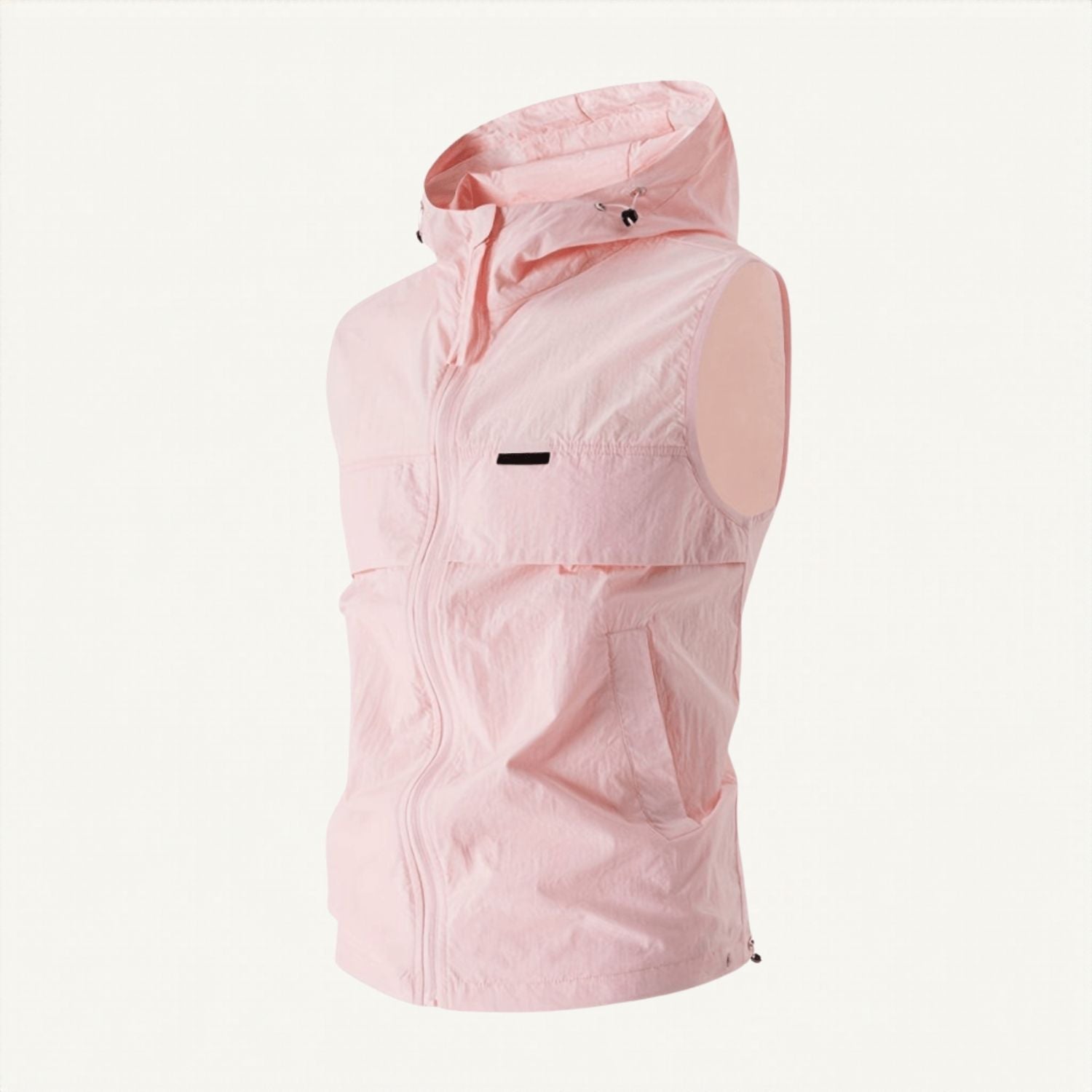 Men’s Hooded Gilet – Lightweight Windproof Vest for Fishing & Hiking