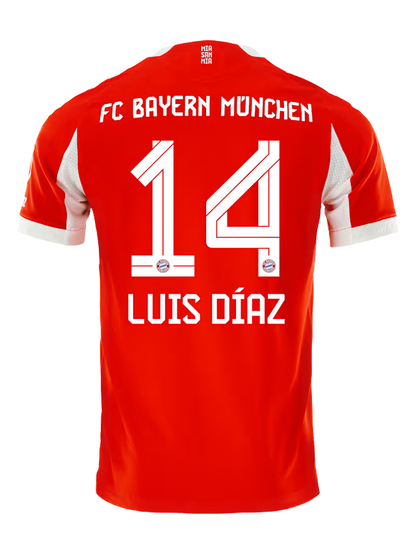Bayern München 2025/26 LUIS DIAZ 14 Heimtrikot
