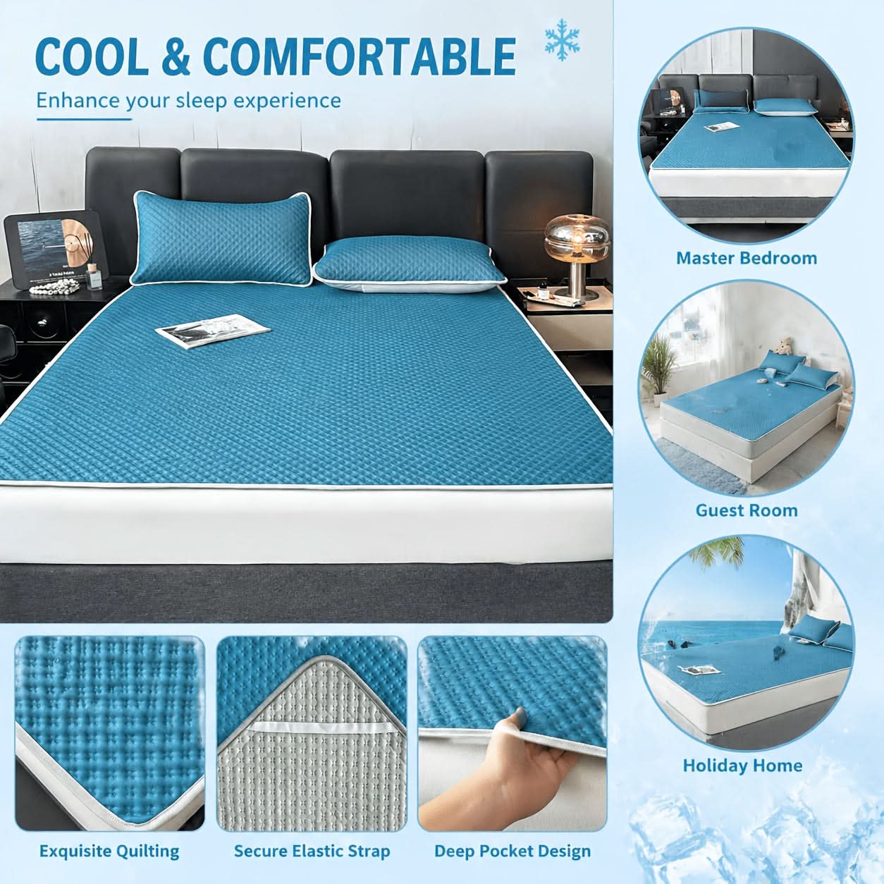 Foldable Cooling Sleep Mat – CoolNest Portable Cooling Pad