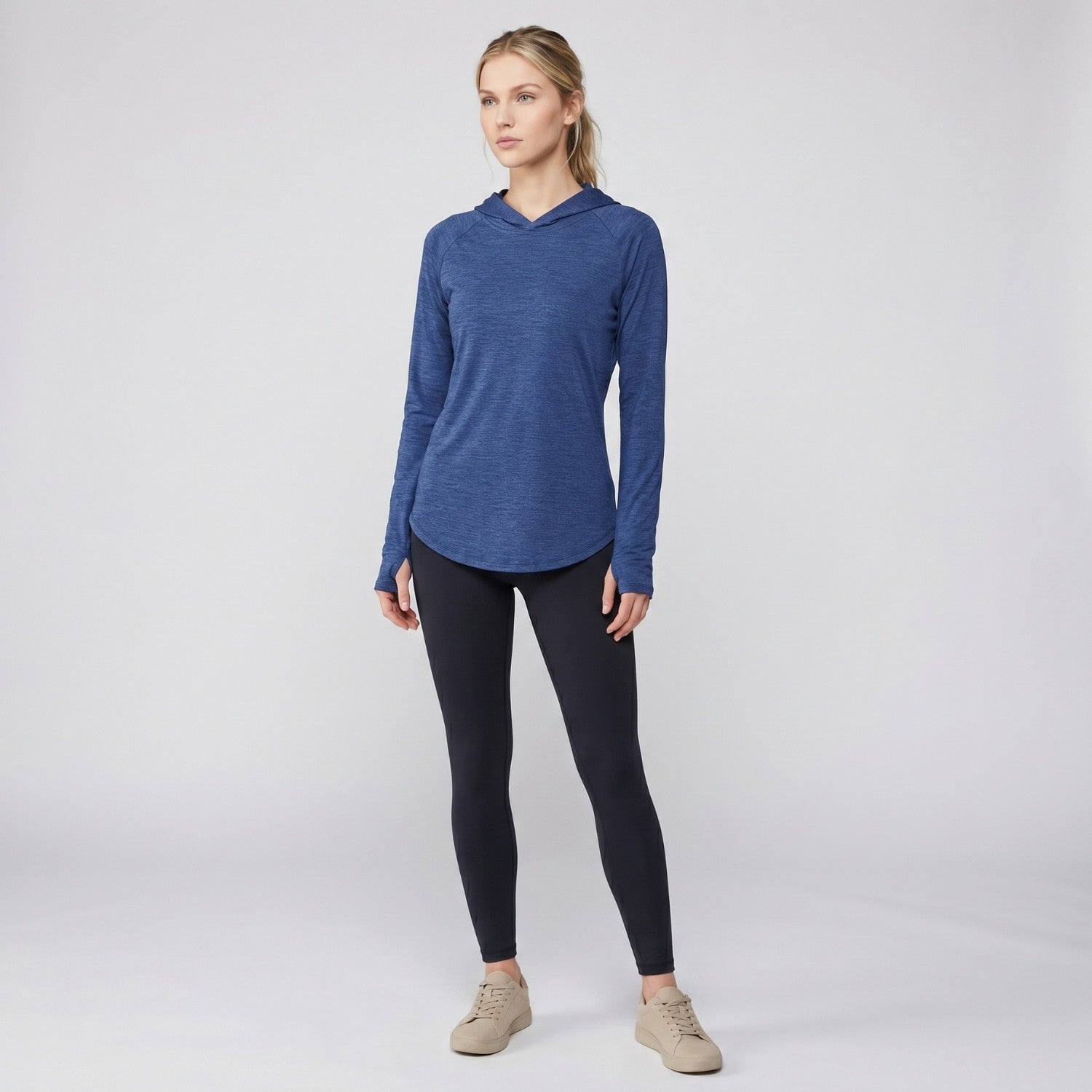 Women’s UPF 50+ Sun Hoodie – Midweight Hooded UV Protection Top