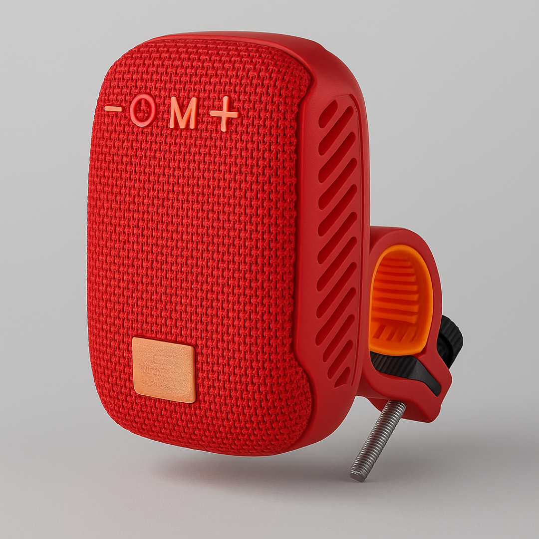 Draagbare Bluetooth-buitenspeaker met FM-radio, geheugenkaart- en AUX-weergave