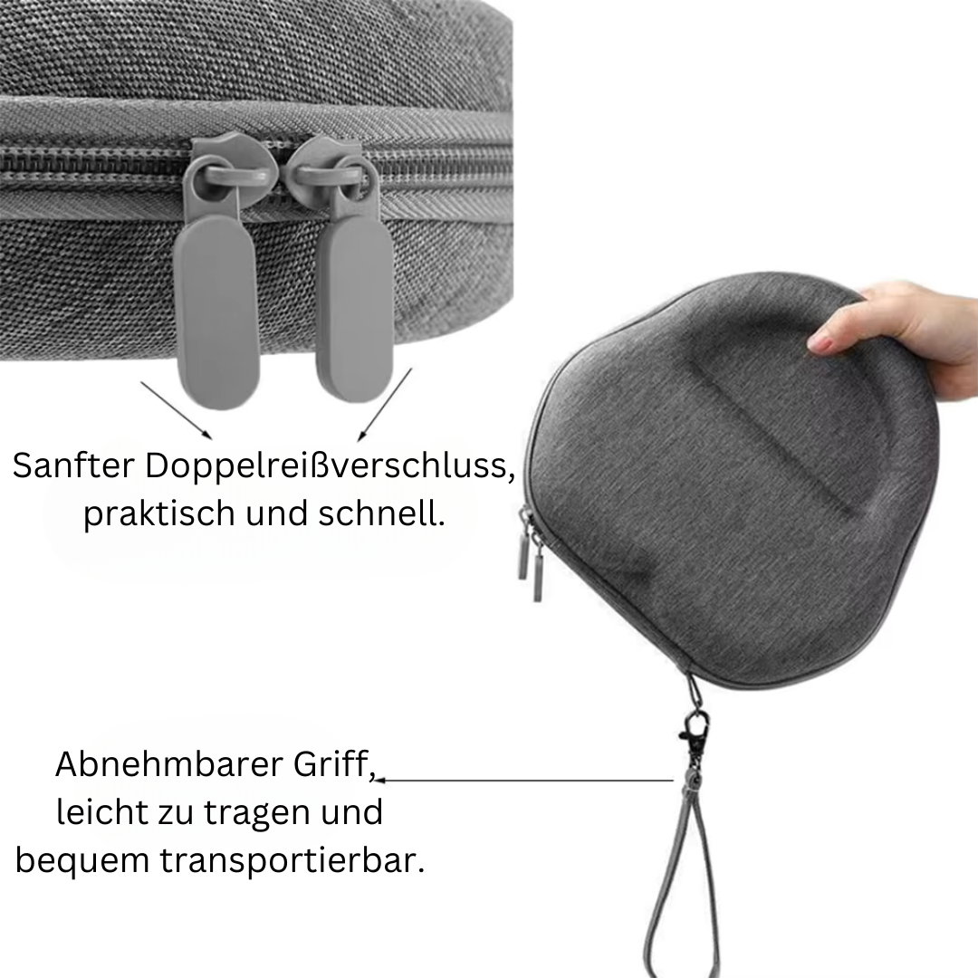 Beschermende harde reistas voor over-ear hoofdtelefoons - waterbestendige EVA-hoes
