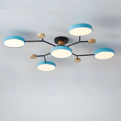 Ceiling Light Contemporary LED Flush Mount Chandelier
