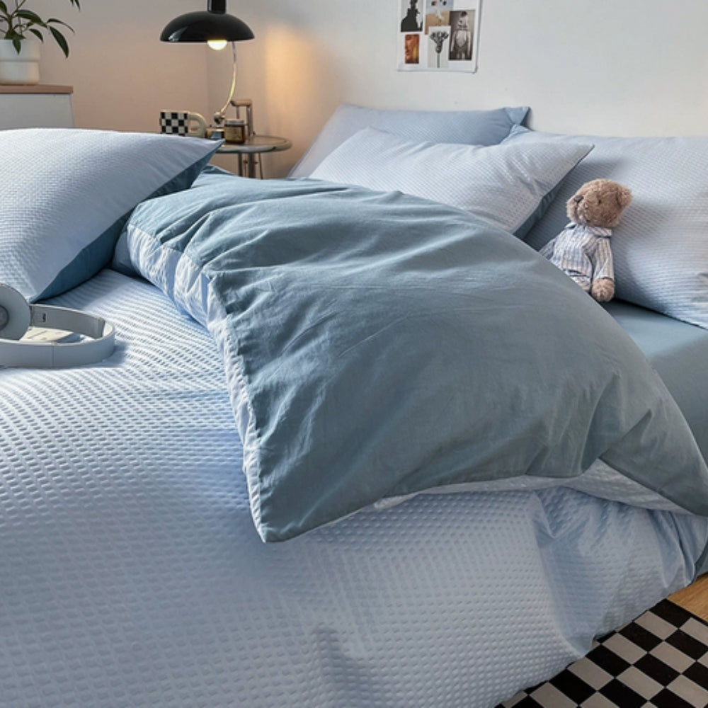 Beaumont Ultra-Soft Waffle Quilt Set - 3 Piece Bedding Set for Cozy Comfort