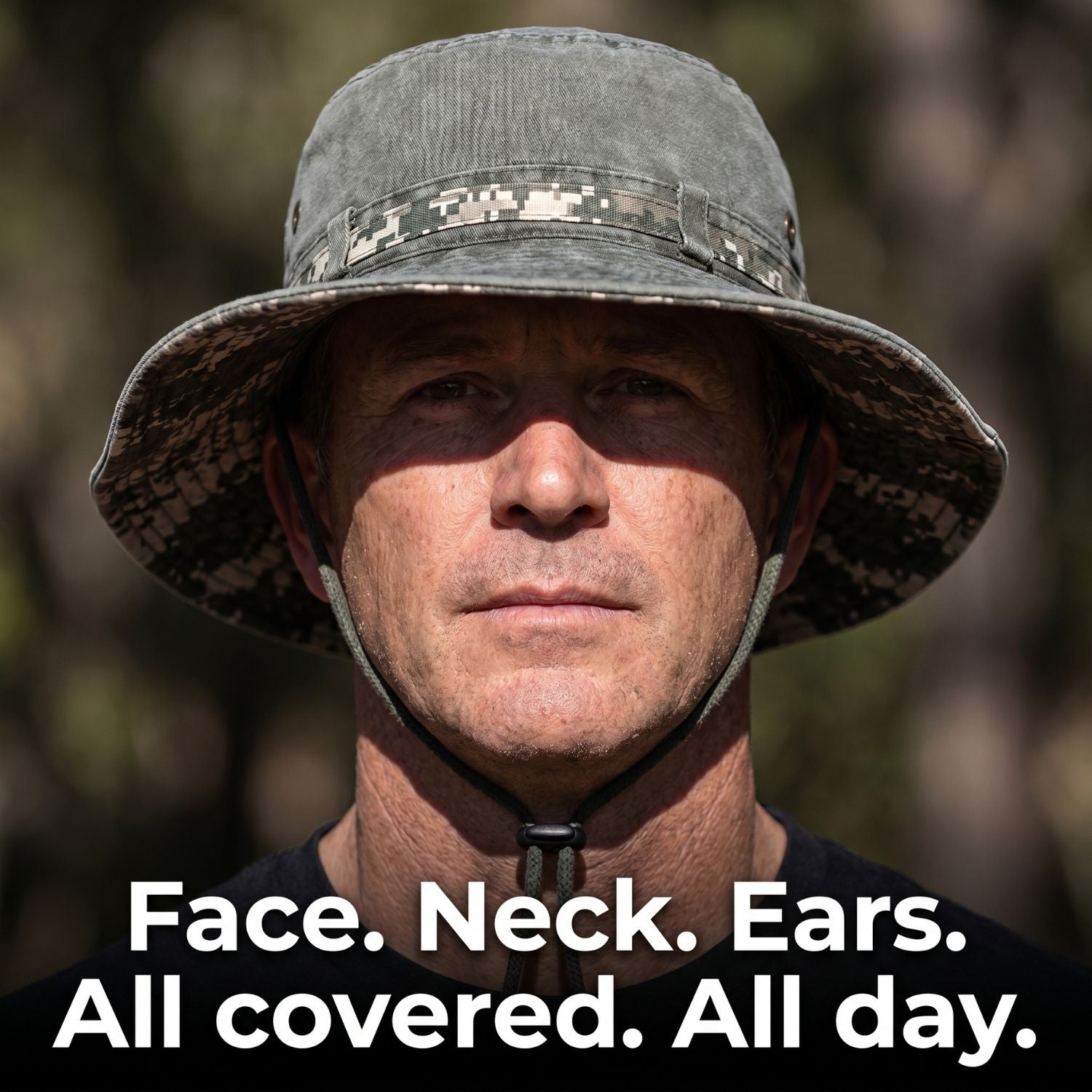 Men’s Boonie Hat – Packable Wide-Brim Sun Hat for Hiking & Fishing
