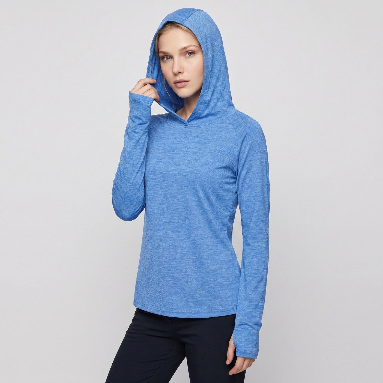 Women’s UPF 50+ Sun Hoodie – Midweight Hooded UV Protection Top