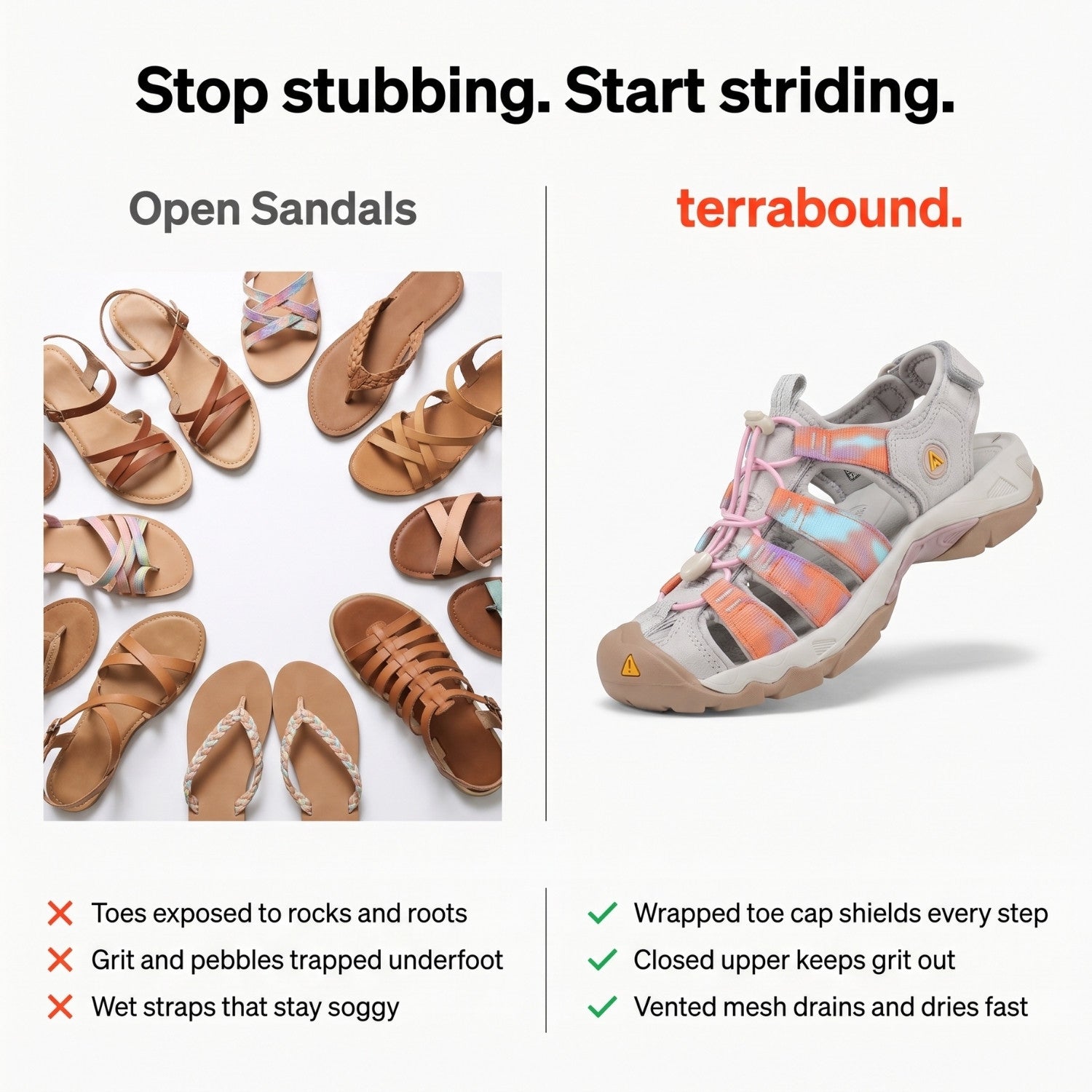 Women’s Closed-Toe Walking Sandals – Hiking & Water Shoes