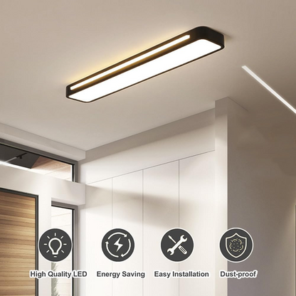 Nordic Minimalist Long LED Ceiling Light Fixture