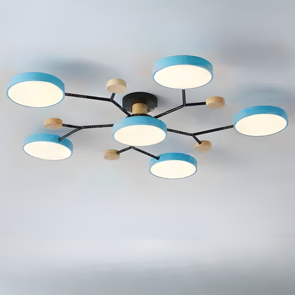 Ceiling Light Contemporary LED Flush Mount Chandelier