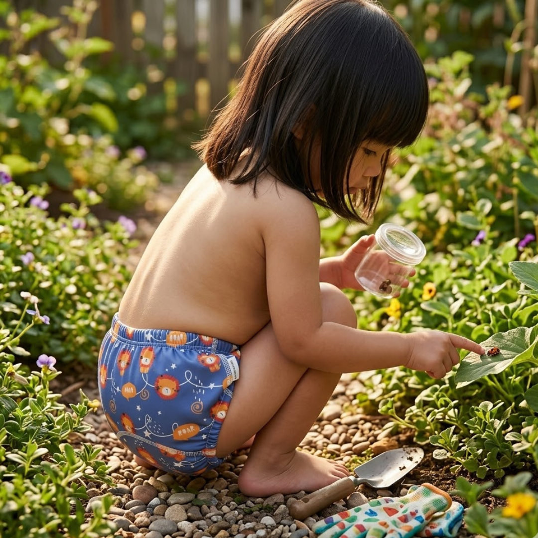Toddler Reusable Potty-Training Pants with Absorbent Layers