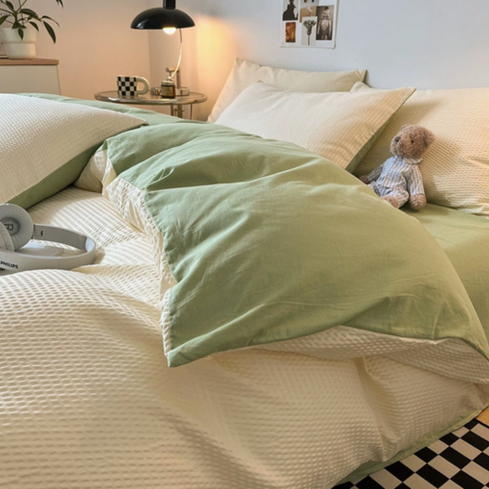 Beaumont Ultra-Soft Waffle Quilt Set - 3 Piece Bedding Set for Cozy Comfort