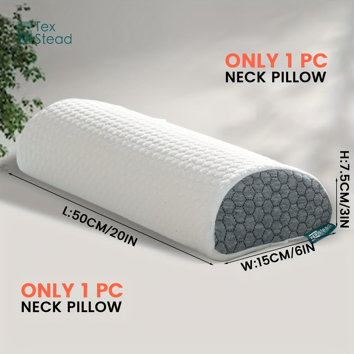 Wedge Pillow for Side Sleepers – Triangle Neck Support, Pregnancy Cushion, Bed Elevation, Soft Comfort