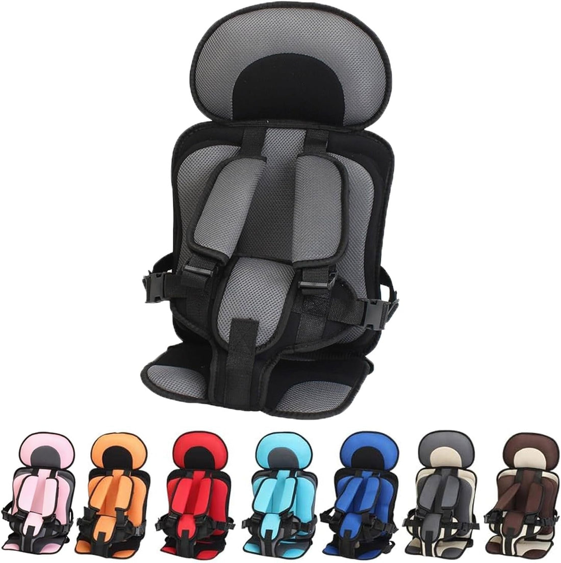 Portable Child Car Seat | Space-Saving, Padded Travel Seat