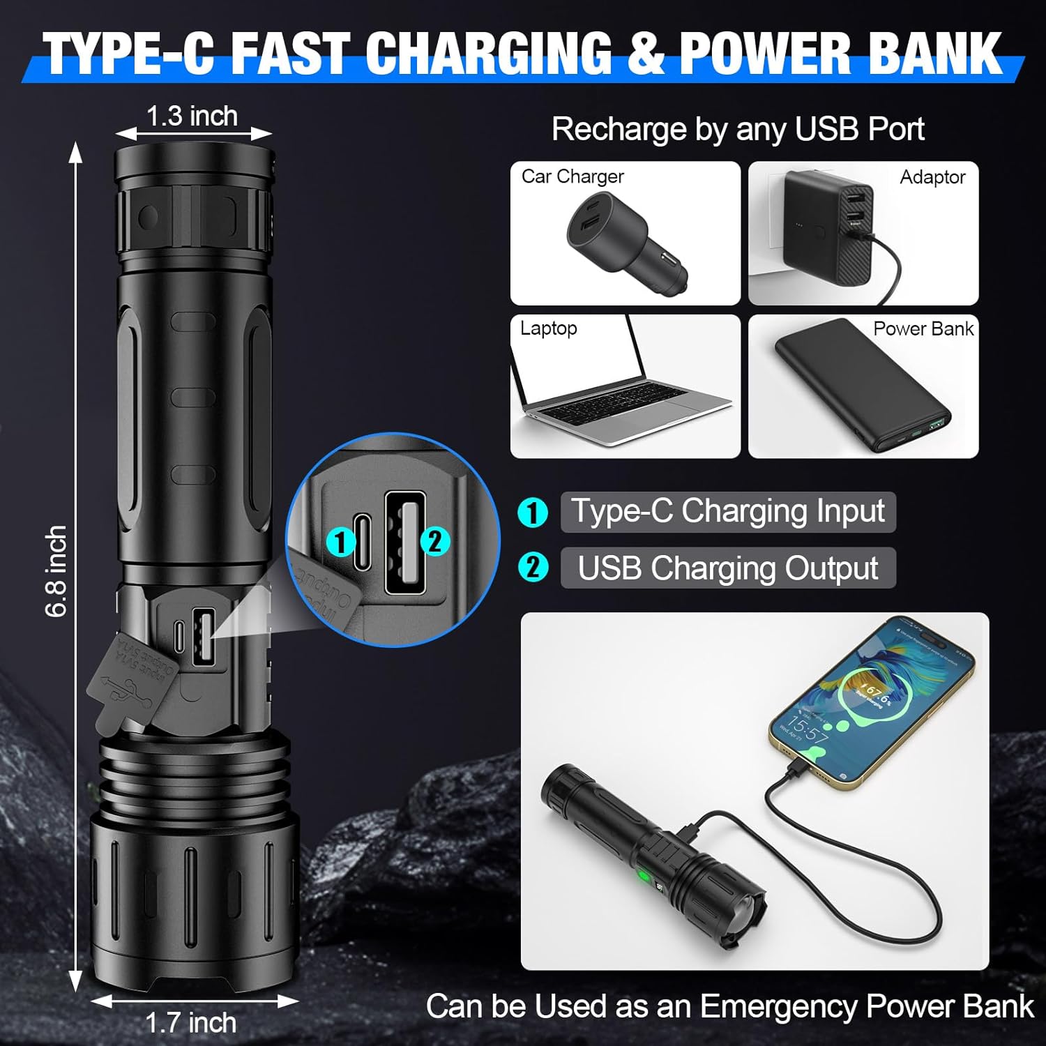Extremely Bright Flashlight