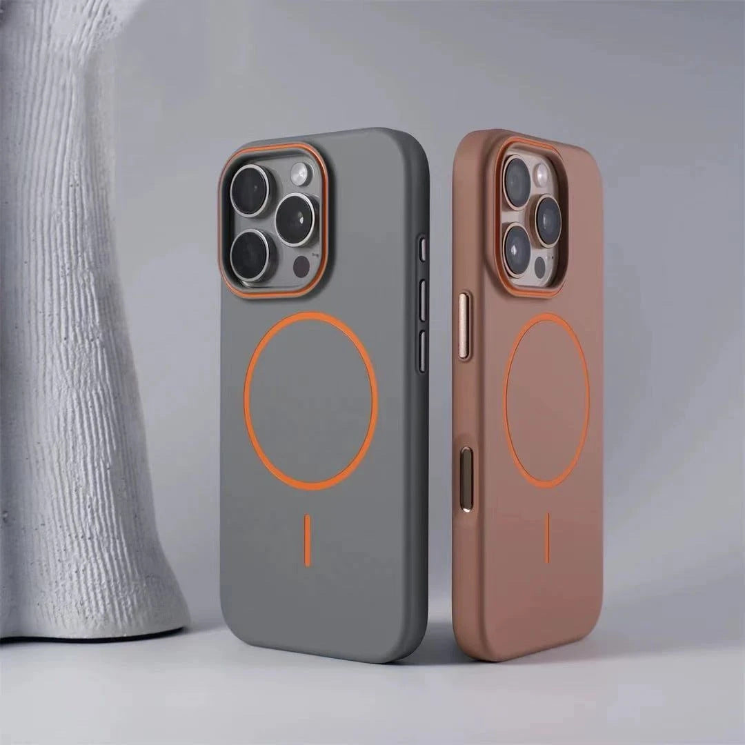 Slim Magnetic Protective Phone Case - Camera Guard and Textured Grip