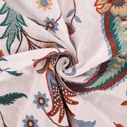 Reversible Vintage Soft Throw Blanket for Cozy Home Decor