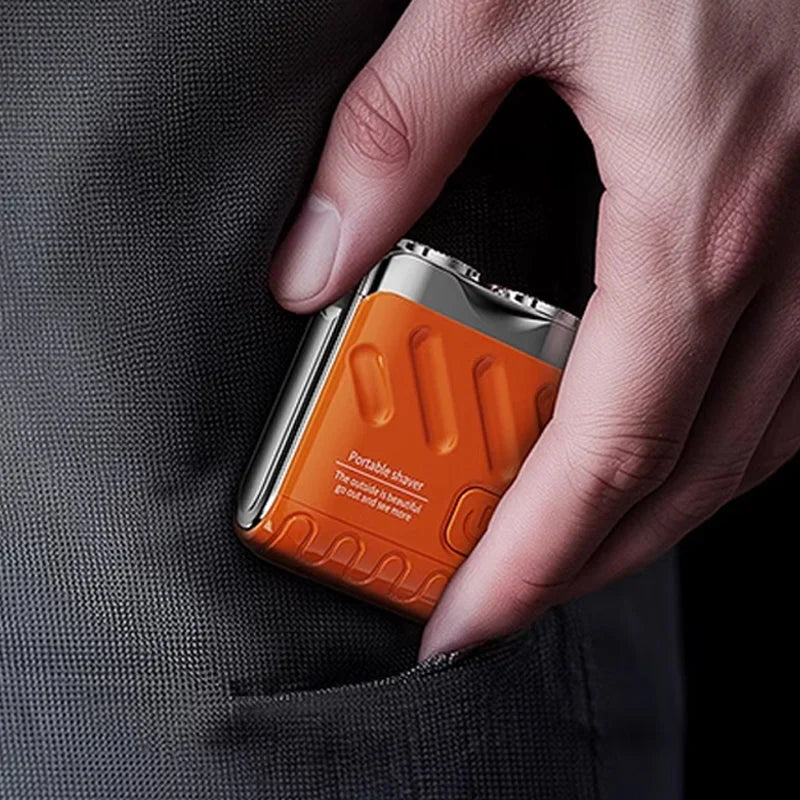 Portable Mini Electric Shaver - Compact Rechargeable Travel Razor