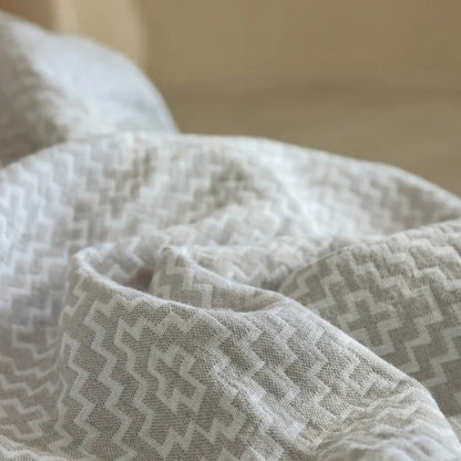 Soft Cotton Throw Blanket for Cozy Home Decor & Warmth