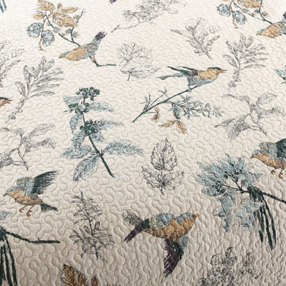 Luxury Floral Quilt Set - Elegant Bedspread for Home Decor