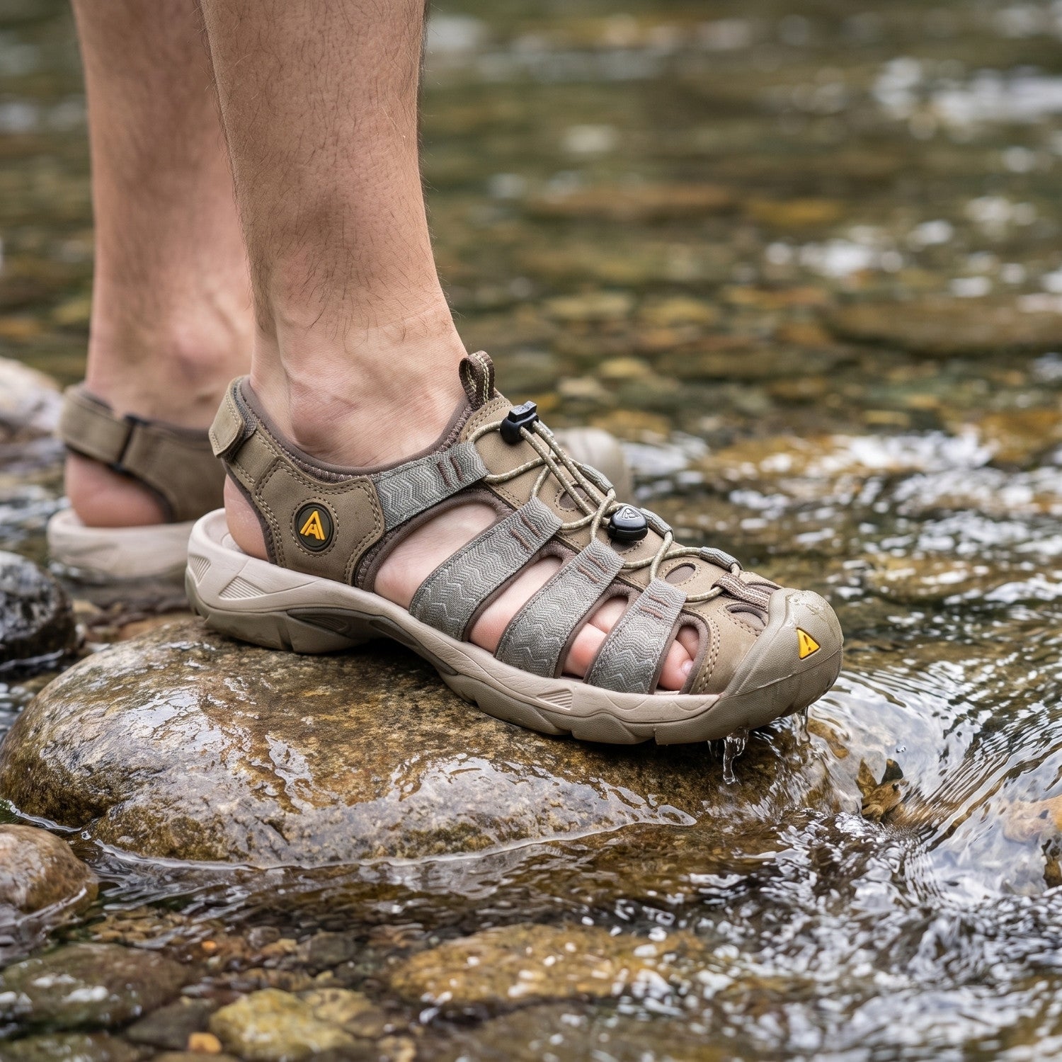 Men’s Closed-Toe Walking Sandals – Hiking & Water Shoes