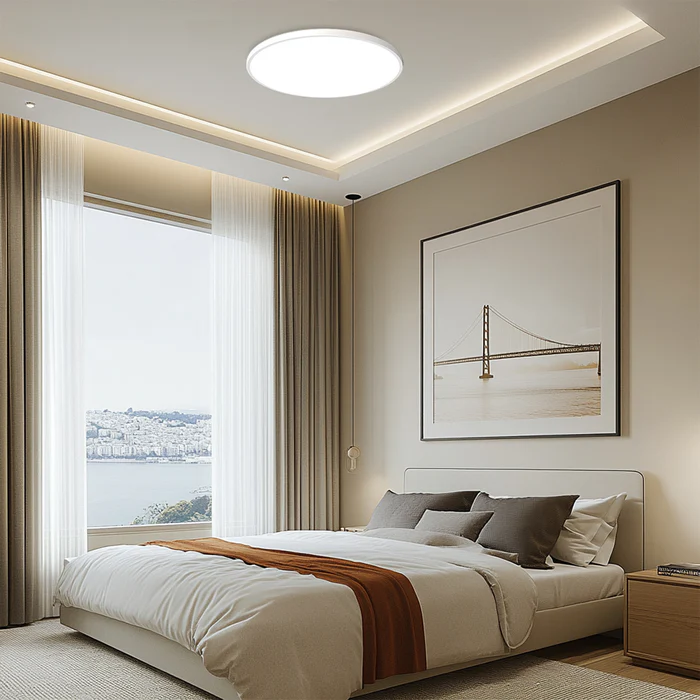 Ceiling Light Round LED Contemporary Flush Fixture