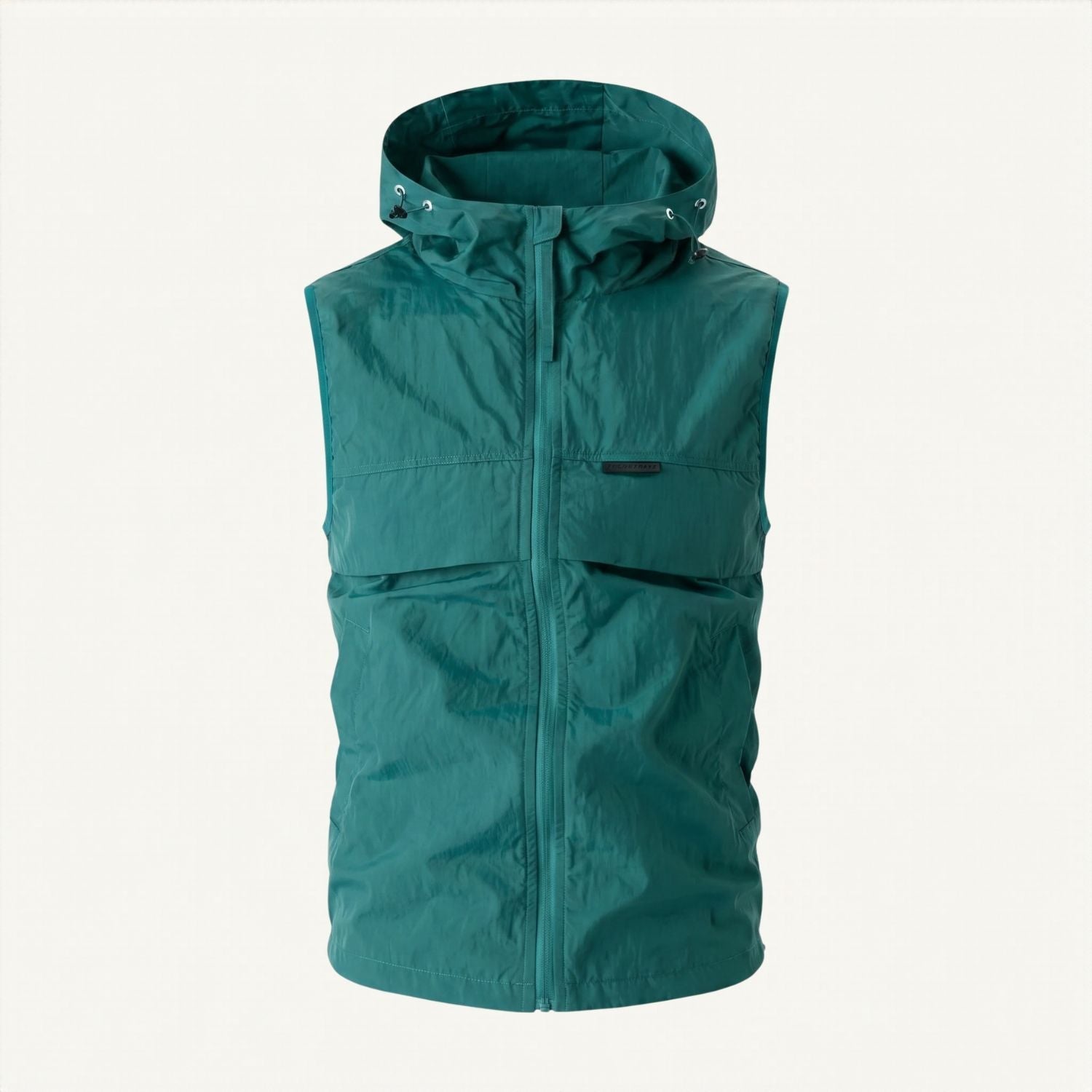 Men’s Hooded Gilet – Lightweight Windproof Vest for Fishing & Hiking