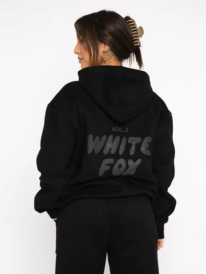 Women's Lounge Set | Pink Cotton Blend Hoodie and Joggers