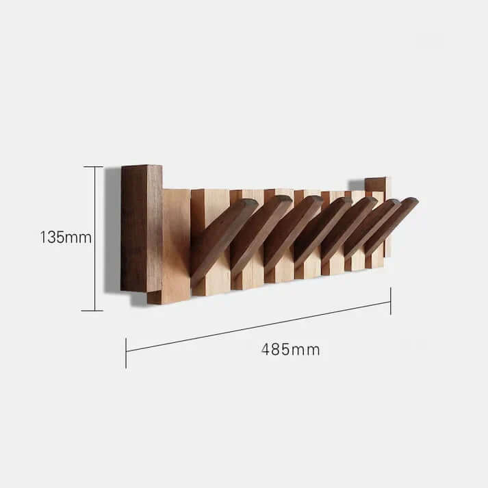 Piano Wall Coat Rack | Solid Wood Design