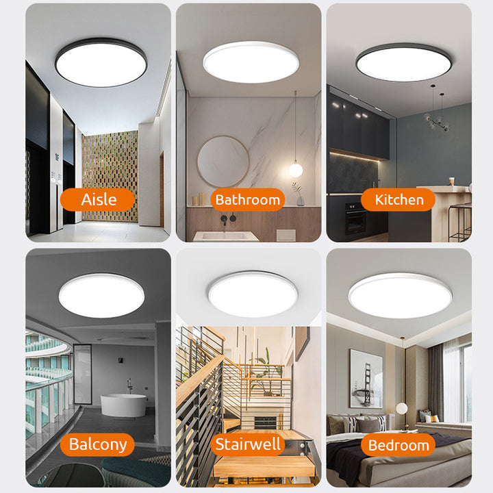 Ceiling Light Round LED Contemporary Flush Fixture