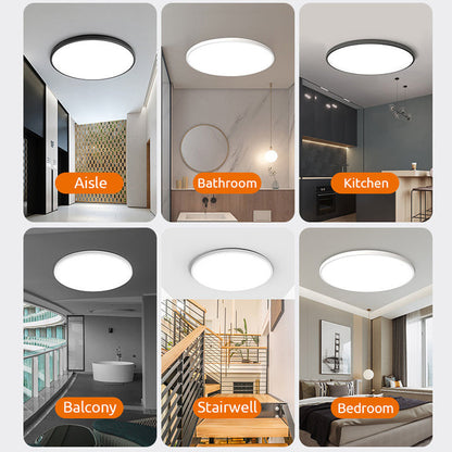 Ceiling Light Round LED Contemporary Flush Fixture