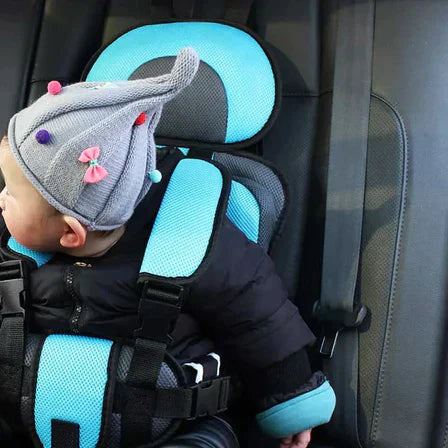 Portable Child Car Seat | Space-Saving, Padded Travel Seat