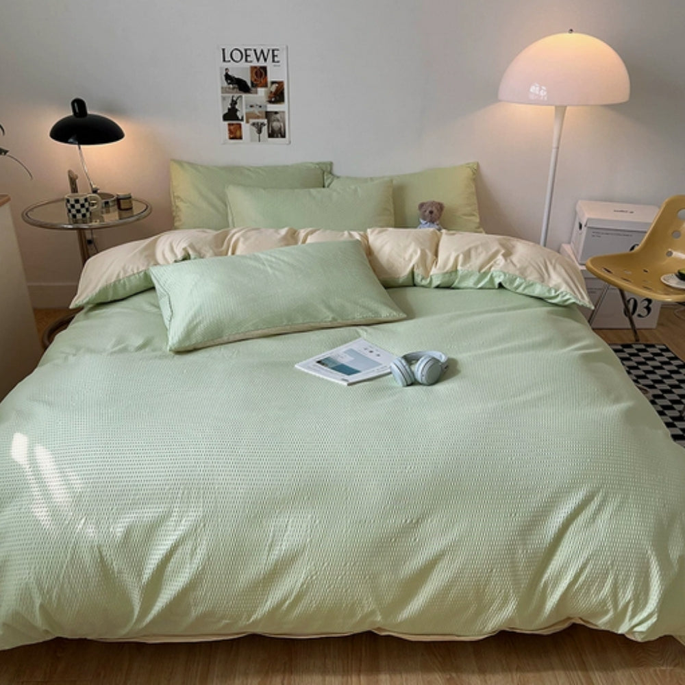 Beaumont Ultra-Soft Waffle Quilt Set - 3 Piece Bedding Set for Cozy Comfort