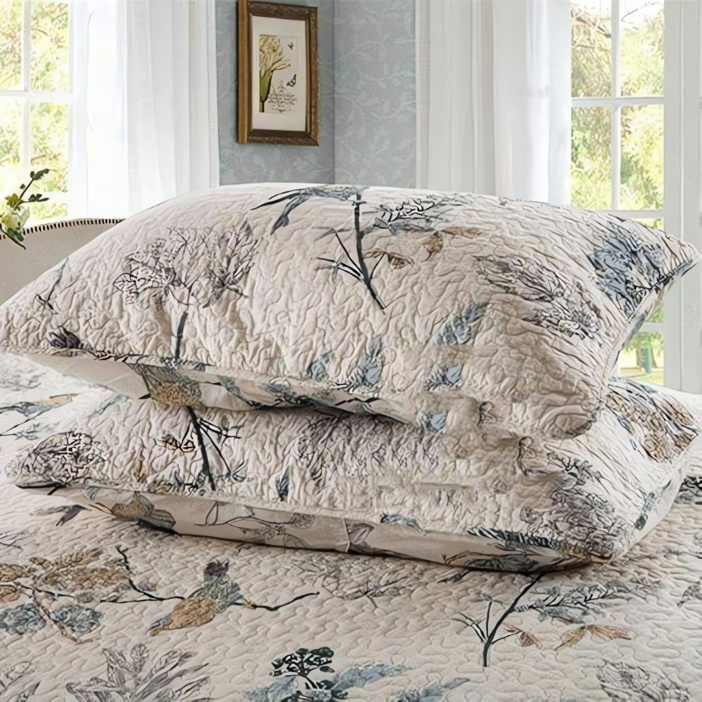 Luxury Floral Quilt Set - Elegant Bedspread for Home Decor
