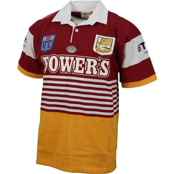 Maillot rétro Brisbane Broncos 1992