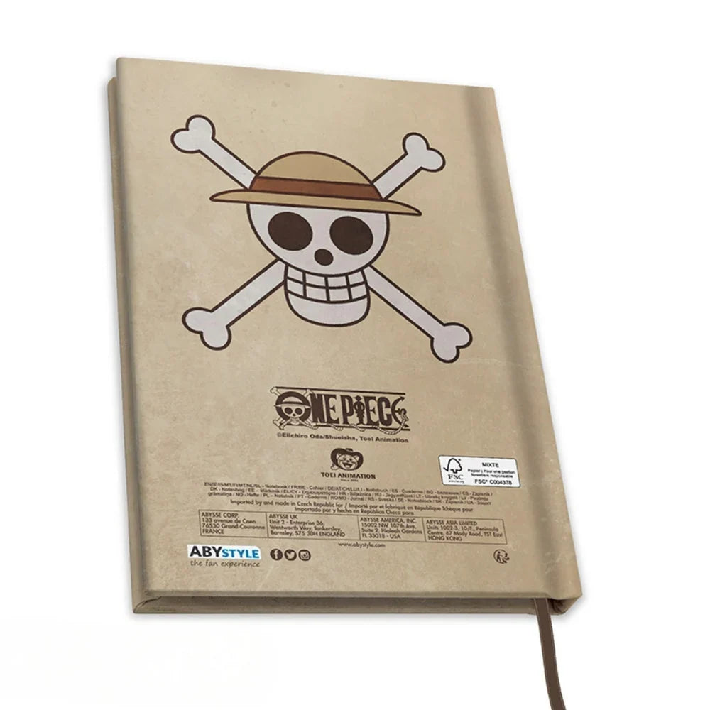 One Piece Luffy Wano Wanted A5-notitieboek - 180 gelinieerde pagina's