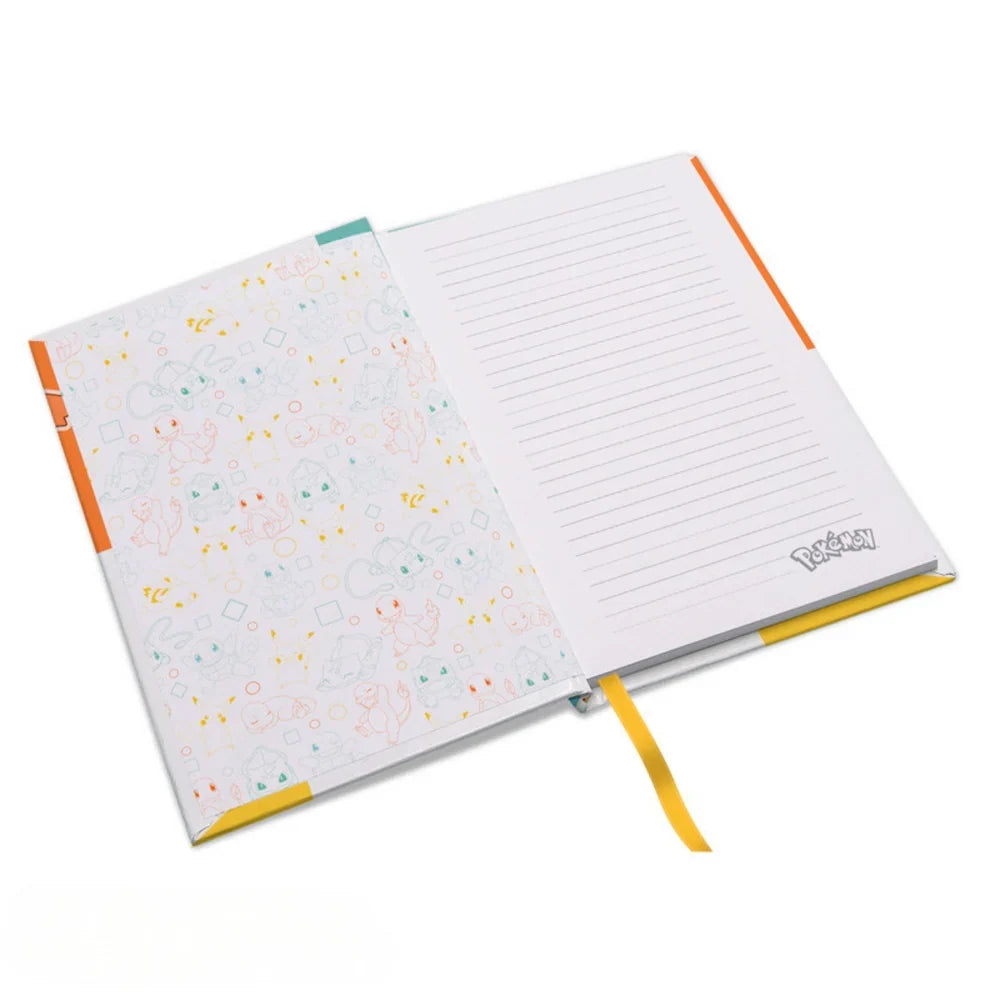 Pokémon Kanto Starters A5 Notebook - 180 Lined Pages