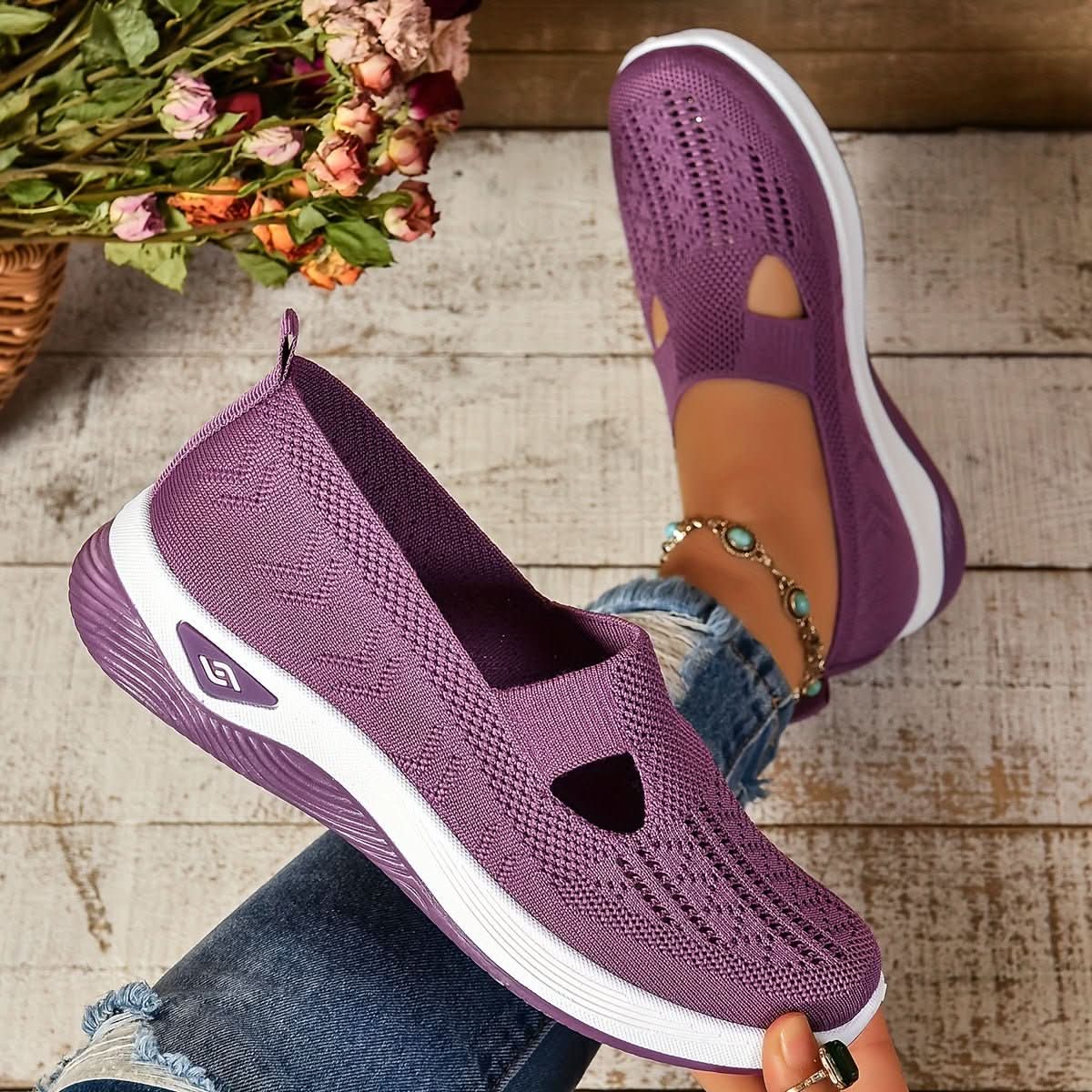 Women’s Slip-On Comfort Shoes – StepLoft Supportive Everyday Footwear