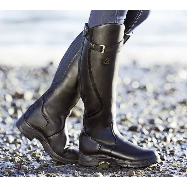 Deluxe Winter Riding Boots | Water-Resistant Leather Design