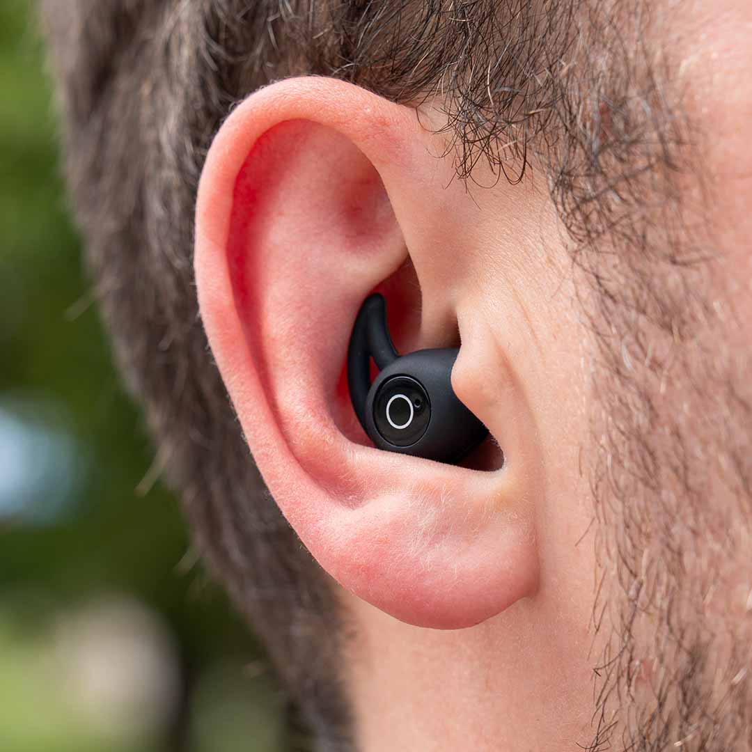 Motorcycle Helmet Bluetooth Earbuds – Wireless In-Ear Headphones with Charging Case