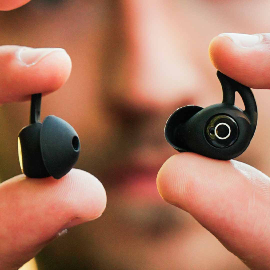 Motorcycle Helmet Bluetooth Earbuds – Wireless In-Ear Headphones with Charging Case