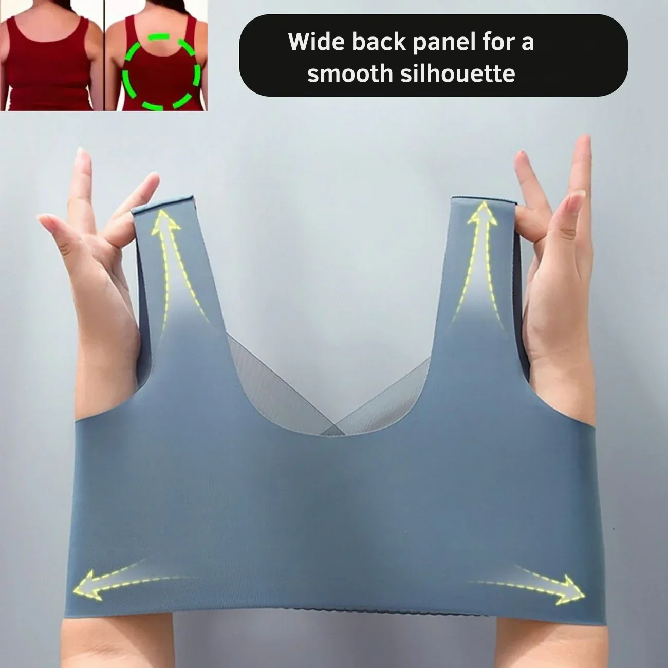 Soutien-gorge sans coutures ni armatures pour femme – effet push-up léger et confort quotidien