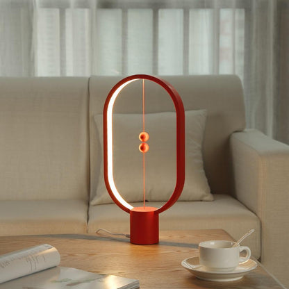 Modern Wooden LED Table Lamp with Touch Control & Magnetic Switch