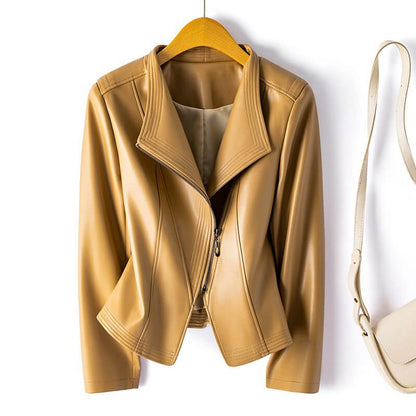 Veronica | Women’s Vegan Leather Moto Coat