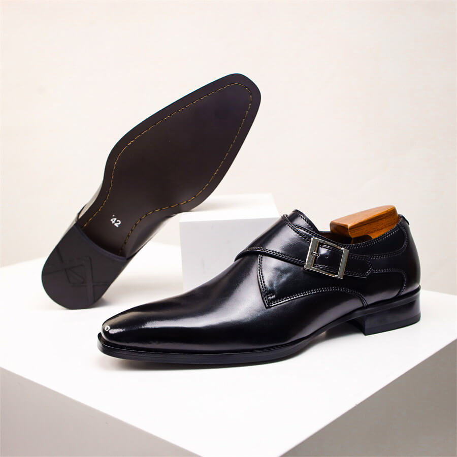 Valente | Men’s Italian Leather Monk Strap Footwear