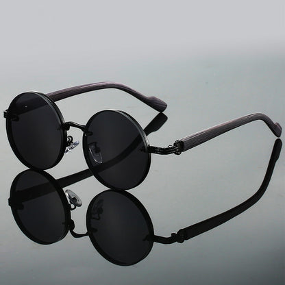 | Torvane Men’s Round Metal Sunglasses