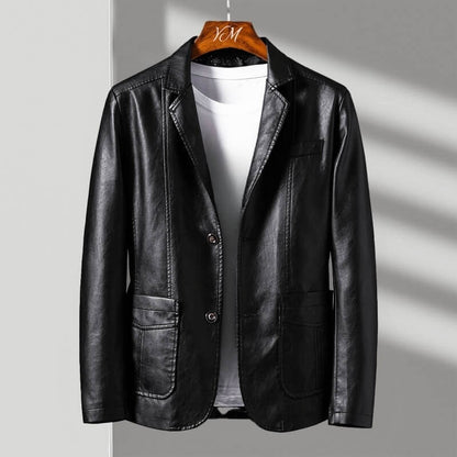 Luceno | Men’s Italian Leather Coat