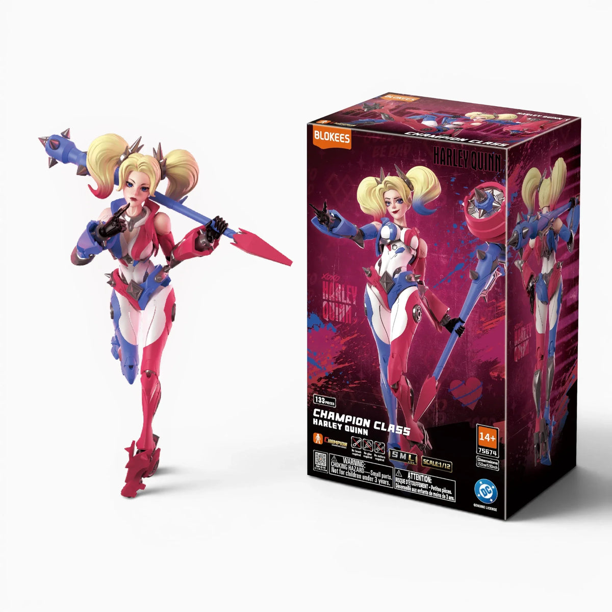 Harley Quinn bewegliches Modellbauset - Blokees
