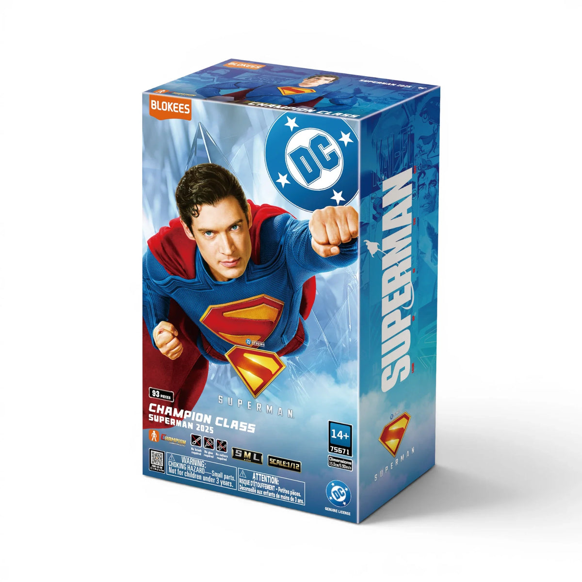 Superman (2025) bewegliches Modellbauset - Blokees