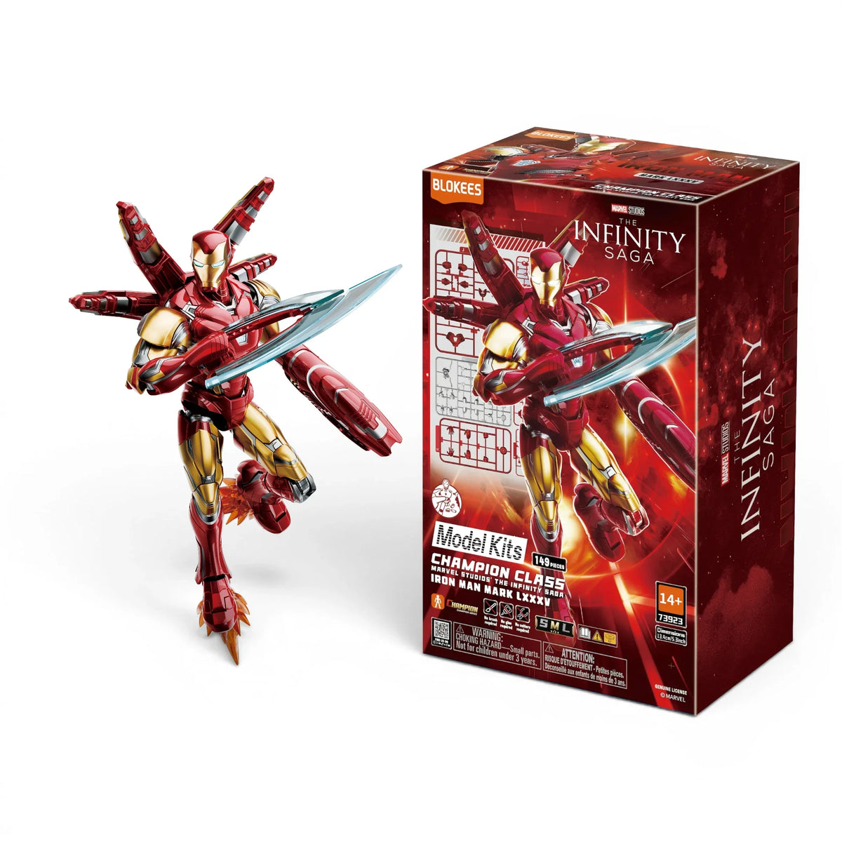 Iron Man MK85 gearticuleerde modelbouwset - Blokees